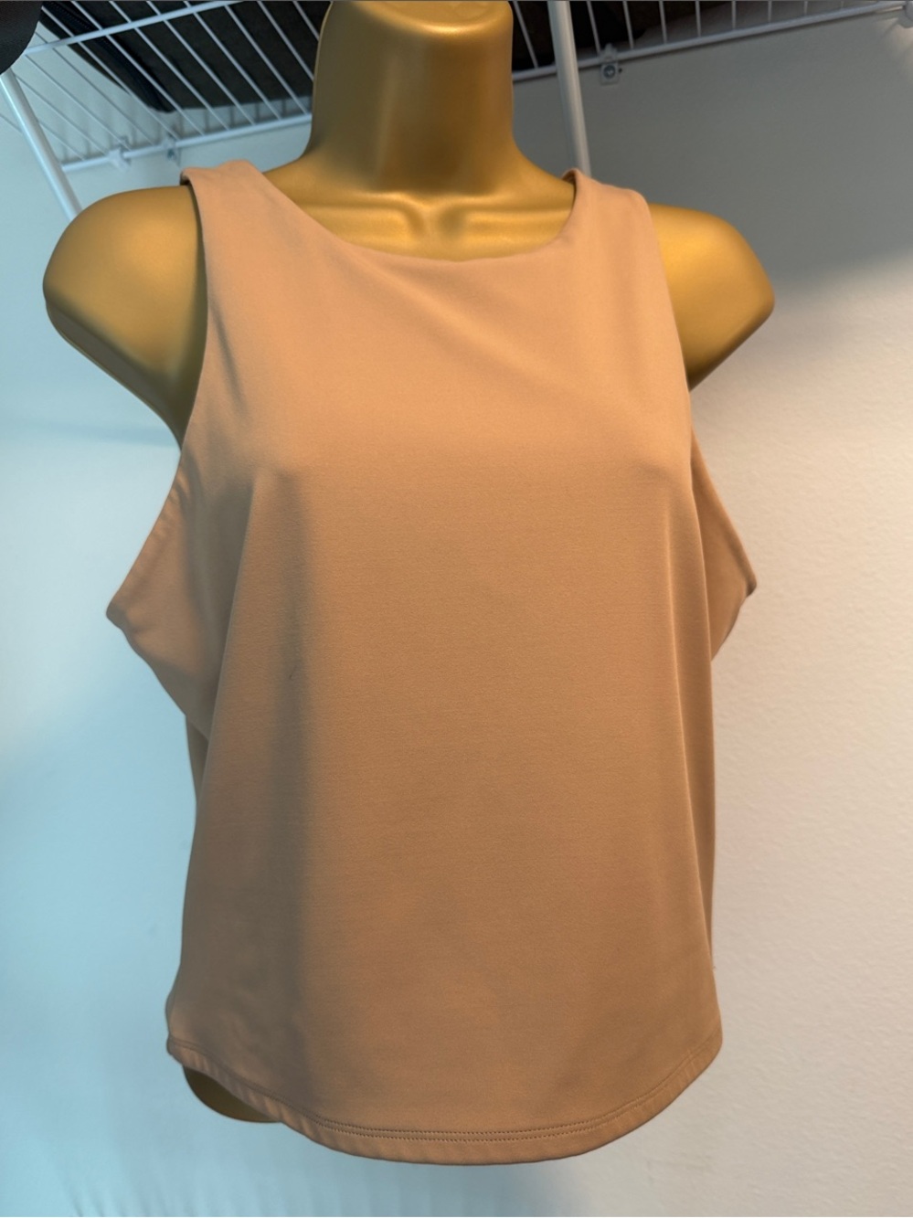 Express Women's Tank Top - Beige Tan